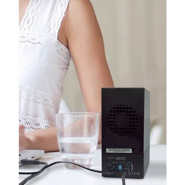 ICY BOX IB-RD3621U3 HDD-/SSD-behuizing Zwart 3.5 (IB-RD3621U3)