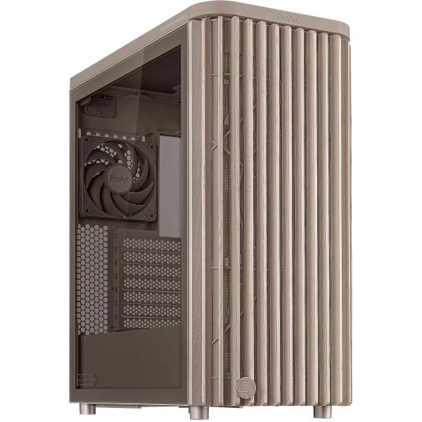 ASUS ProArt PA401 Case met houten front en glazen zijkant beige (90DC00M7-B39010)