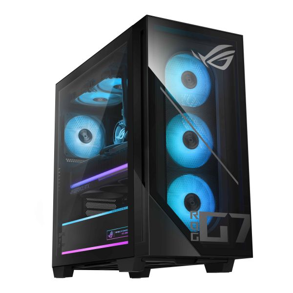 ASUS ROG G700 G700TF-7265KF225W Intel Core Ultra 7 265KF 32 GB DDR5-SDRAM 2 TB SSD NVIDIA GeForce RTX 5070 Ti Windows 11 Home Tower PC Zwart (90PF0561-M022F0)