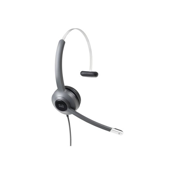 CISCO 521 Wired Single - Headset 3.5 mm + USB adapter, (CP-HS-W-521-USB)