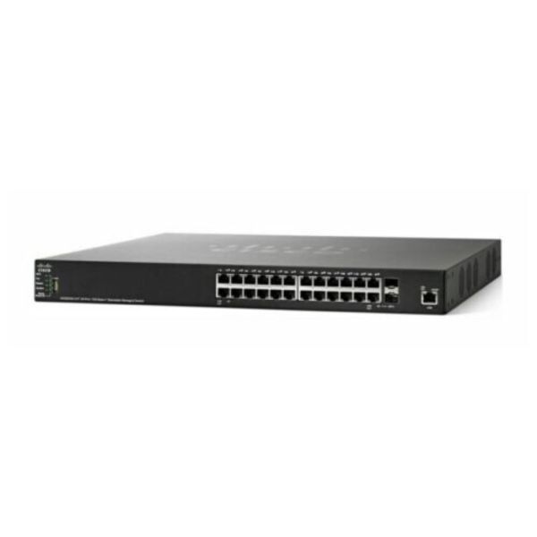 Cisco 24GB PoE w/ 4Port 10GB Stack (SG500X-24P-K9-RFB)