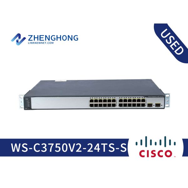 Cisco CATALYST 3750V2 24 10/100 + 2 (WS-C3750V2-24TS-S-RFB)