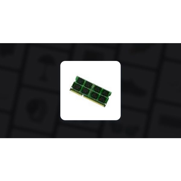 CoreParts 4GB DDR3 1066MHz SO-DIMM - 4 GB - 1 x 4 GB - DDR3 - 1066 MHz - Green (MMG1054/4096)