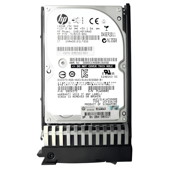 HP 146GB SAS Hot-Plug Harde Schijf (0882780637894-RFB)
