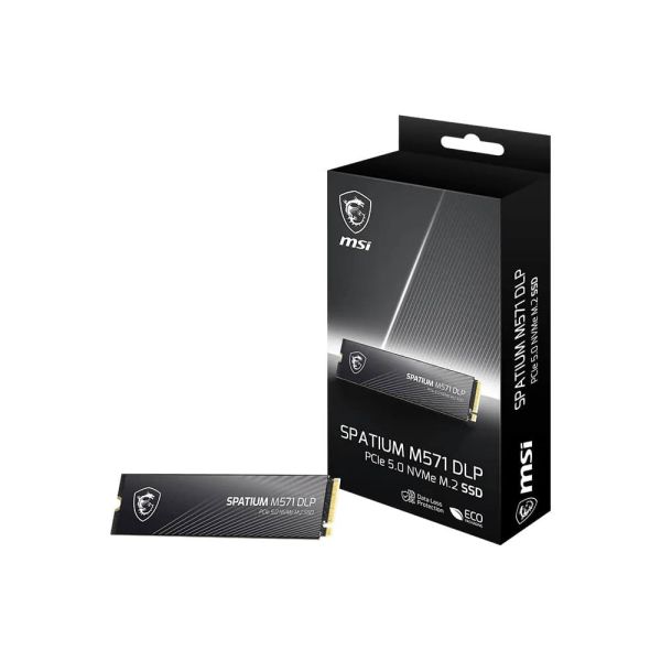 MSI SPATIUM M571 DLP PCIe 5.0 NVMe M.2 2TB PCI Express 5.0 3D NAND (S78-440Q1K0-P83)