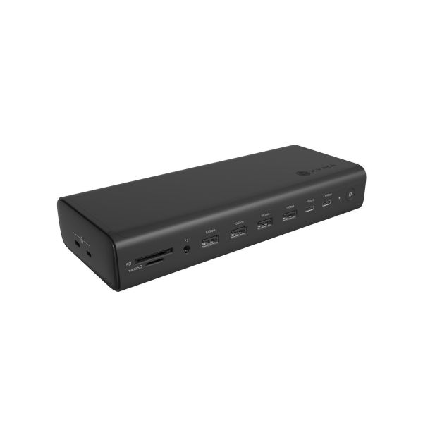 ICY BOX IB-DK7401-CU31 Bedraad USB 3.2 Gen 2 (3.1 Gen 2) Type-C Zwart (B-DK7401-CU31)
