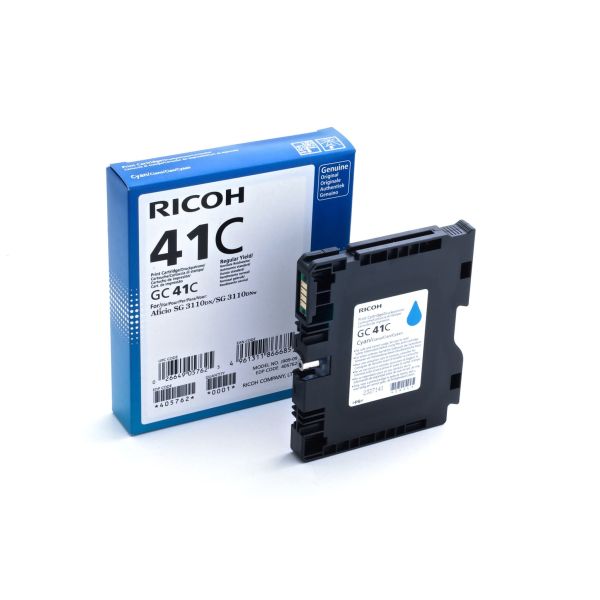 Ricoh 405762 inktcartridge 1 stuk(s) Origineel Normaal rendement Cyaan (405762)