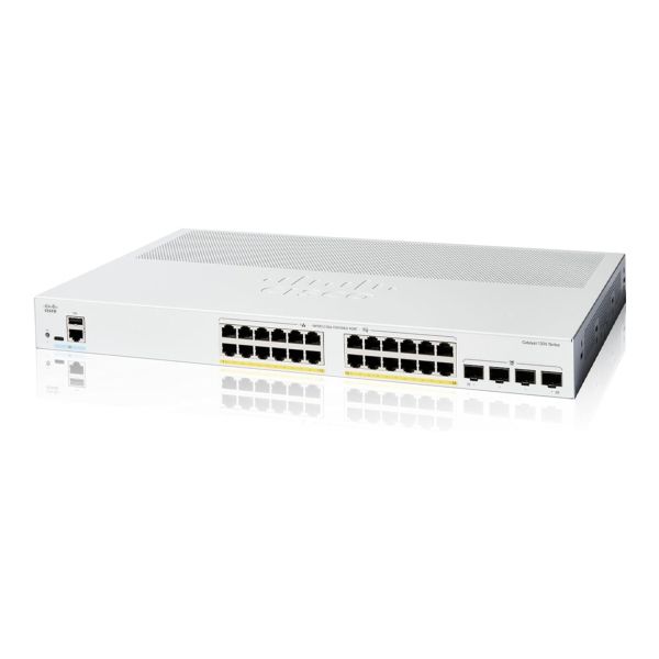 Cisco Network Switch Managed L2/L3 (C1200-24FP-4X-RF)
