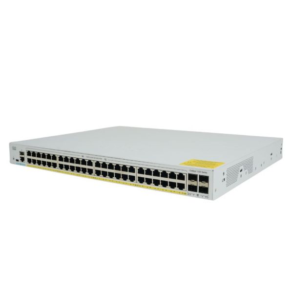 Cisco Business C1200-48P 48-Port Gigabit PoE+ Switch met 4 SFP+ (C1200-48P-4G-RF)