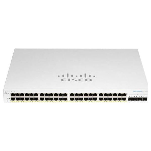 Cisco CBS220-48FP Switch 48x 1G PoE+ met 4x 10G SFP+ (CBS220-48FP-4X-EU-RF)