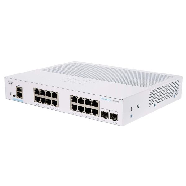 Cisco CBS350 16-Port Gigabit Managed Switch (CBS350-16T-E-2G-EU-RF)
