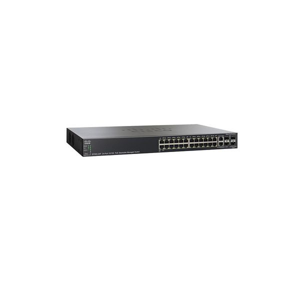 Cisco SF500-24 24-Port 10/100 Stackable Switch (SF500-24-K9-RFB)