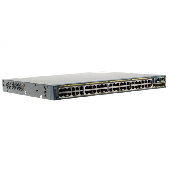 Cisco Catalyst 2960 Plus 48 10/100 PoE Switch Refurbished (WS-C2960+48PST-S-RFB)