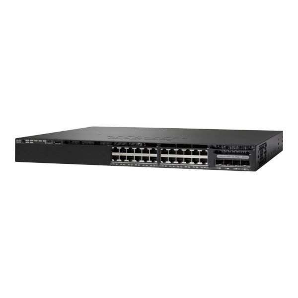 Cisco Catalyst 3650 24-Port PoE+ Switch (WS-C3650-24PD-L-RFB)