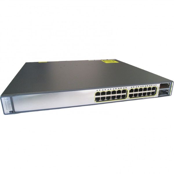 Cisco Catalyst 3750E 24 Gigabit PoE+ Switch (WS-C3750E-24PD-E-RFB)