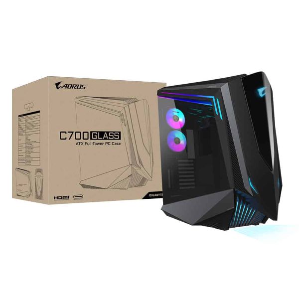 GIGABYTE AORUS C700 GLASS Full Tower Zwart (GB-AC700)
