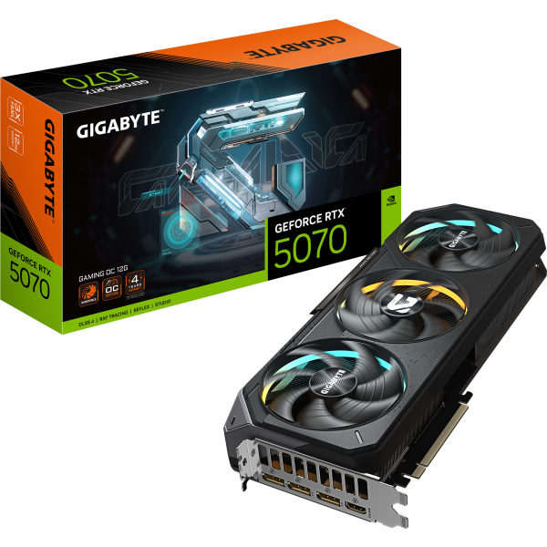 GIGABYTE GeForce RTX 5070 AERO -OC -12GB -GDDR7 (GV-N5070AEROOC-12GD)