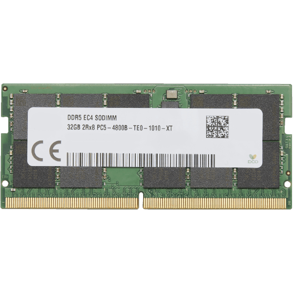 HP DDR5 module - 32 GB - SO DIMM 262-PIN - 4800 MHz / PC5-38400 (6D8T4AAABB) (6D8T4AA#ABB)