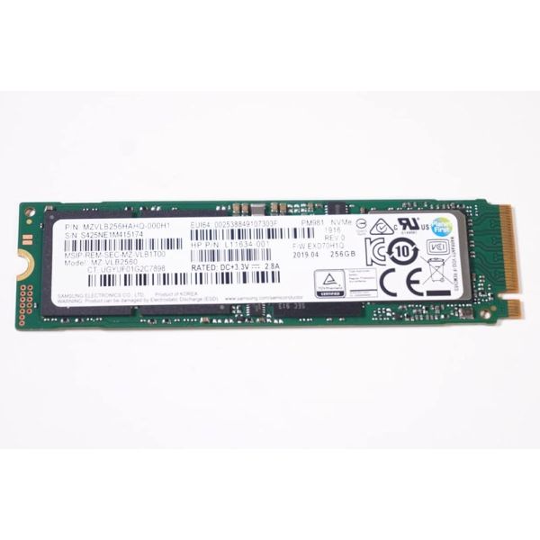 HP 256GB M.2 2280 PCIE NVME SSD (L11634-001)