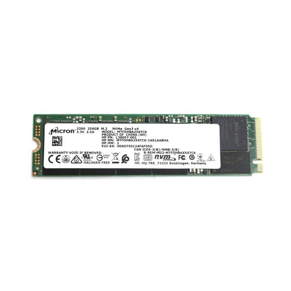 HP 256GB M.2 2280 M NVME SSD (L36057-001)