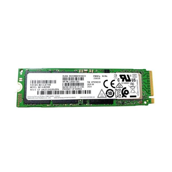 HP 2280 256GB M.2 PCIE NVME SSD (L50351-001)
