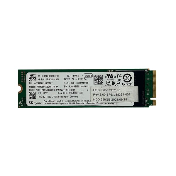 HP 256GB M.2 2280 PCIE NVME SSD (M16785-001)
