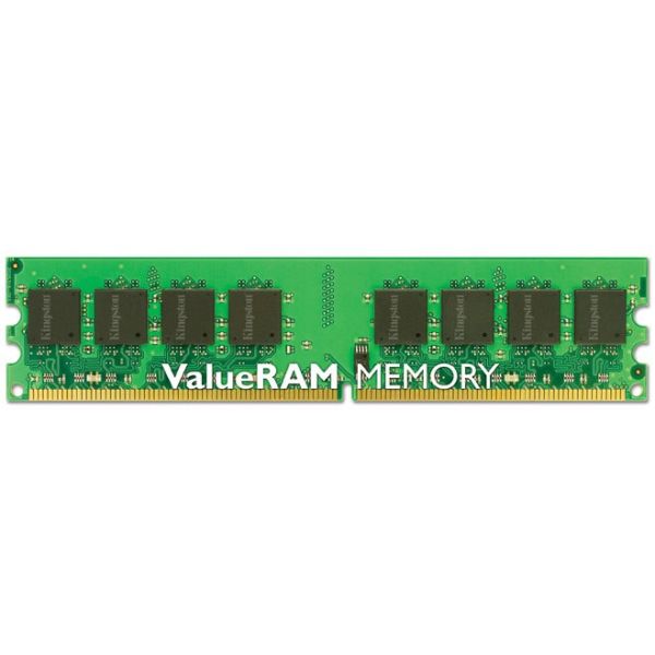 Kingston Technology ValueRAM 1GB 800MHz DDR2 Non-ECC CL6 DIMM geheugenmodule 1 x 1 GB 240-pin DIMM (KVR800D2N6/1G)