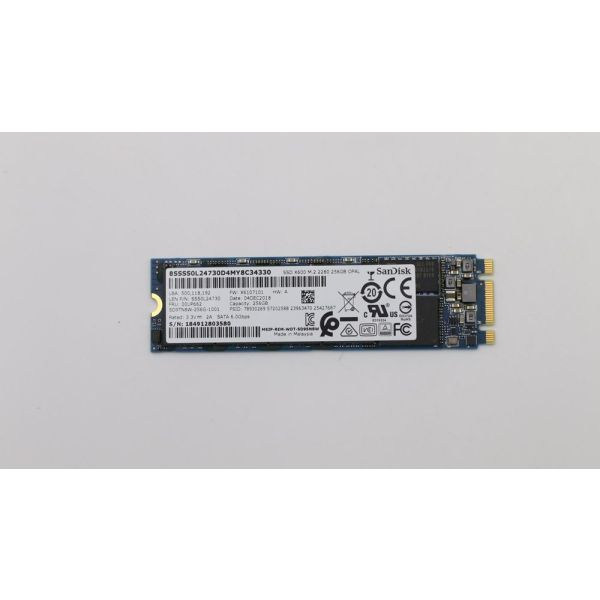 Lenovo 256GB M.2 SATA SSD 2280 (01FR529)