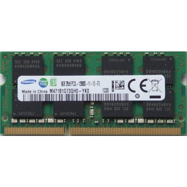 Samsung 8GB PC3-12800 geheugenmodule 1 x 8 GB DDR3 204-pin SO-DIMM (M378A1G43DB0-CPB)