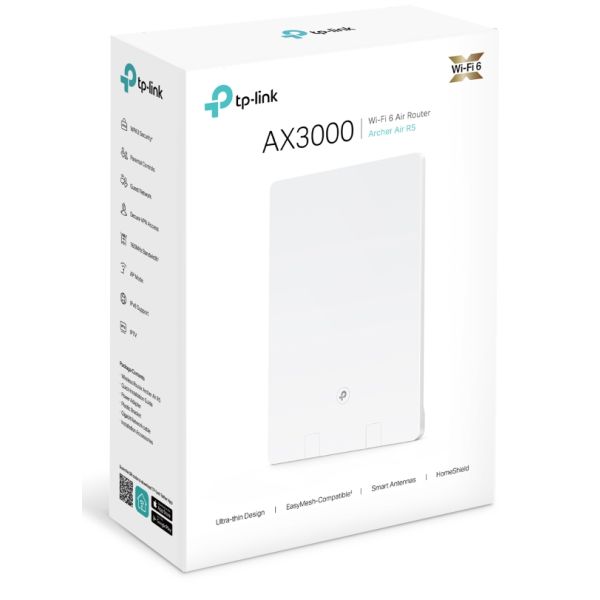 TP-Link AIR R5(3-PACK) draadloze router Gigabit Ethernet Dual-band (2.4 GHz / 5 GHz) Wit (ARCHER AIR R5(3-PACK))