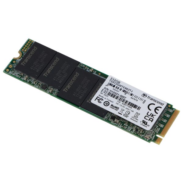 Transcend MTE662T - SSD - 512 GB - internal - M.2 2280 (double-sided) (TS512GMTE662T)