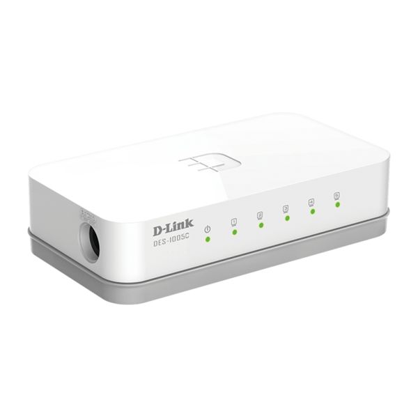 D-Link ES-1005C/E Unmanaged Fast Ethernet (10/100) Desktop Wit (DES-1005C/E)