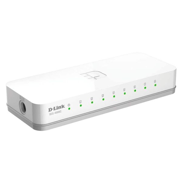 D-Link 0 Unmanaged Fast Ethernet (10/100) Desktop Wit (DES-1008C/E) D-Link 0 Unmanaged Fast Ethernet (10/100) Desktop Wit (DES-1008C/E)
