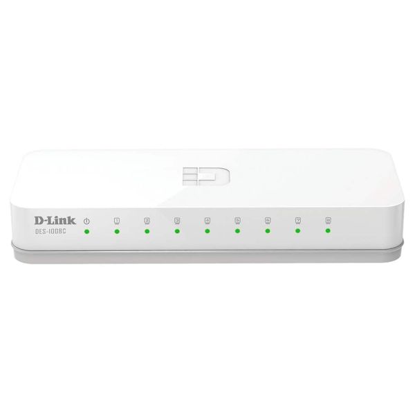D-Link 0 Unmanaged Fast Ethernet (10/100) Desktop Wit (DES-1008C/E)