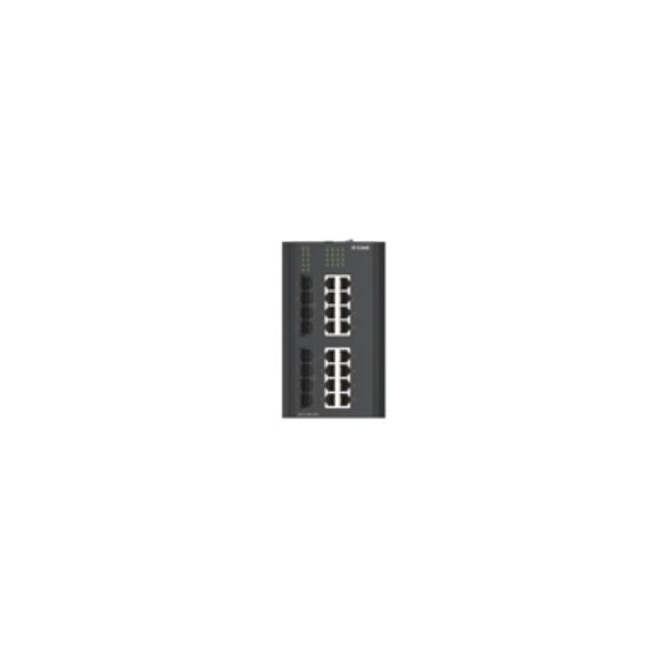 D-Link DIS-310G-24X netwerk-switch Managed L2/L3 Gigabit Ethernet (10/100/1000) DIN rail Zwart (DIS-310G-24X)