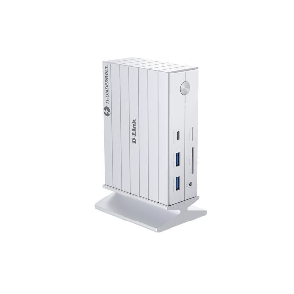 D-Link DUF-E01/E laptop dock & poortreplicator Bedraad Thunderbolt 4 Wit (DUF-E01/E)
