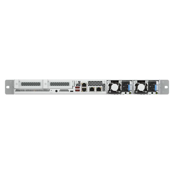 QNAP TS-h1077AFU-R7-32G NAS Rack (1U) AMD Ryzen™ 7 32 GB DDR5 0 TB QNAP QTS Zwart, Grijs (TS-H1077AFU-R7-32G)