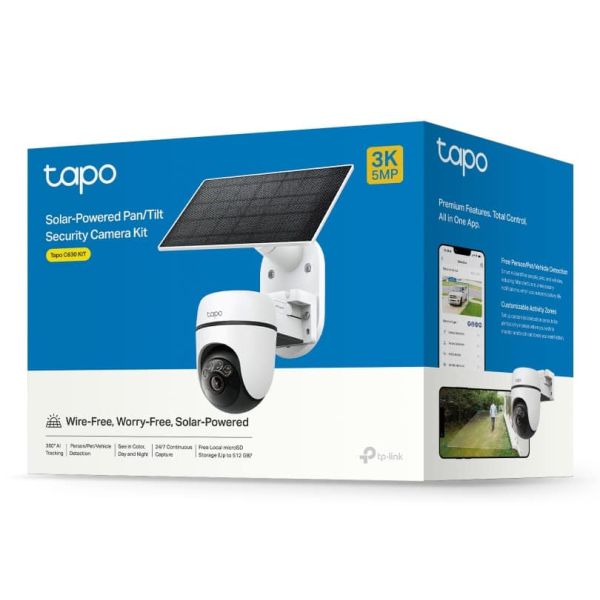 TP-Link Tapo C630 KIT IP-beveiligingscamera Buiten 2880 x 1620 Pixels Wand/paal (TAPO C630 KIT)