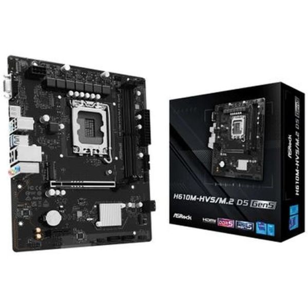 ASRock H610M-HVS/M.2 D5 Gen5 Mainboard (90-MXBTV0-A0UAYZ)