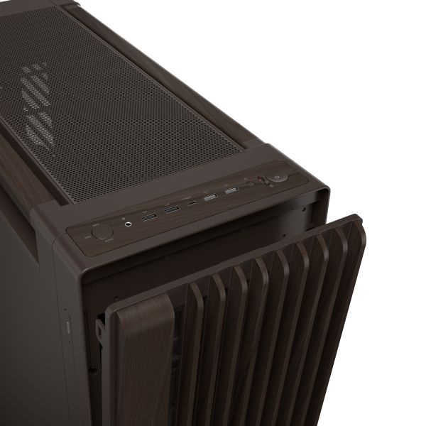 ASUS ProArt PA602 Wood Edition Retro Brown - Metal Panel Midi Tower Bruin (90DC00J8-B09010)