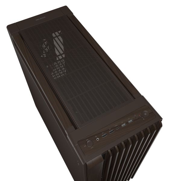 ASUS ProArt PA602 Wood Edition Retro Brown - Metal Panel Midi Tower Bruin (90DC00J8-B09010)