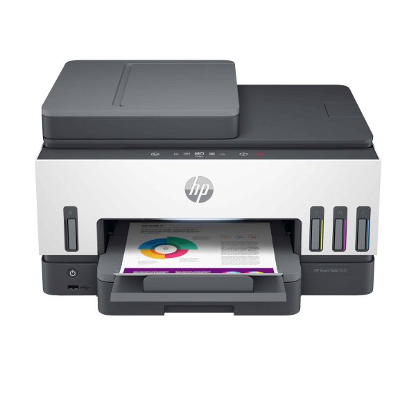 HP Smart Tank 7605 Draadloos All-in-One Kleur Printer, Dubbelzijdig printen; Kopieerapparaat, Scanner (28C02A)