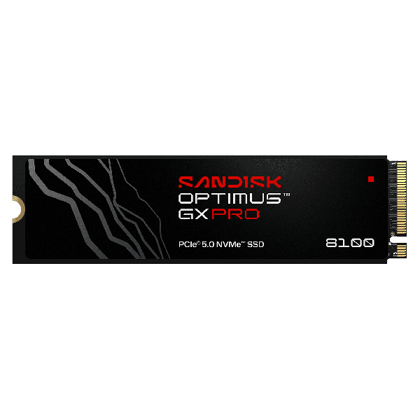 Sandisk Optimus GX Pro 8100 PCIe 5.0 NVMe SSD (SDSP82800TAN-000E0)