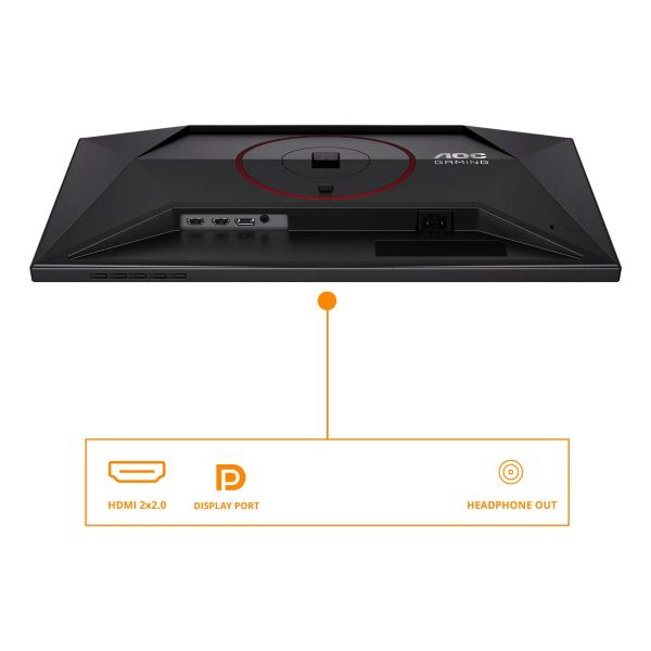 AOC G4 24G4ZR computer monitor 60,5 cm (23.8") 1920 x 1080 Pixels Full HD LED Zwart, Rood (24G4ZR)