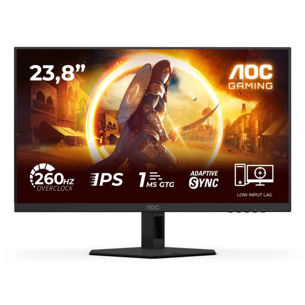 AOC G4 24G4ZRE computer monitor 60,5 cm (23.8") 1920 x 1080 Pixels Full HD LED Zwart, Rood (24G4ZRE)