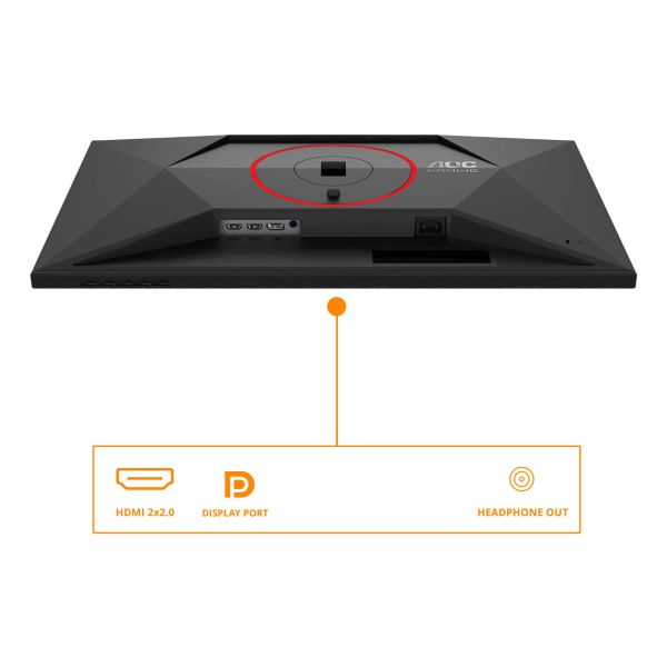 AOC G4 27G4ZR computer monitor 68,6 cm (27") 1920 x 1080 Pixels Full HD LED Zwart, Rood (27G4ZR)