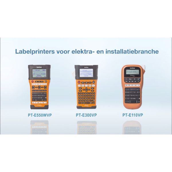Brother PTE110VPYP1 labelprinter 180 x 180 DPI 20 mm/sec TZe QWERTY (PTE110VPYP1)