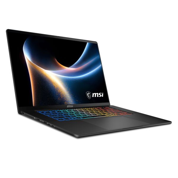 MSI Stealth 16 AI+ B3WH-014NL Copilot+ PC Intel Core Ultra 9 386H Laptop 40,6 cm (16") Quad HD+ 32 GB DDR5-SDRAM 1 TB SSD NVIDIA GeForce RTX 5070 Ti Wi-Fi 7 (802.11be) Windows 11 Pro Zwart (9S7-263111-014)