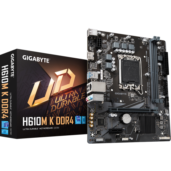 GIGABYTE H610M K DDR4 -LGA 1700 -mATX (H610MKDDR4)