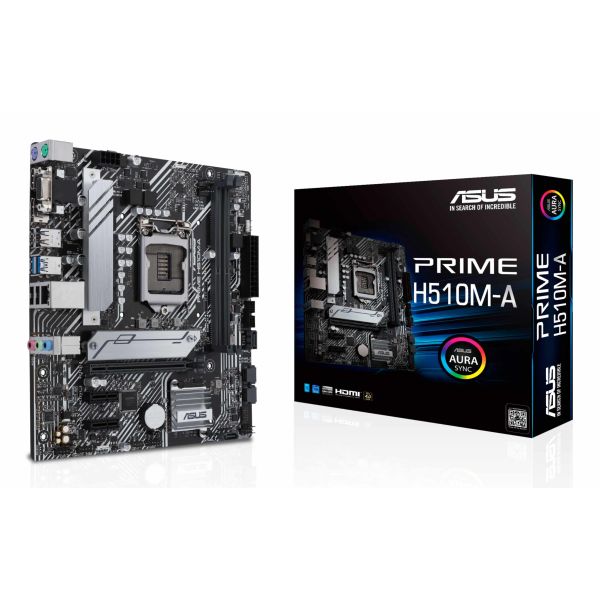 ASUS PRIME H510M-A Intel H510 LGA 1200 (Socket H5) micro ATX (90MB17C0-M0EAY0)
